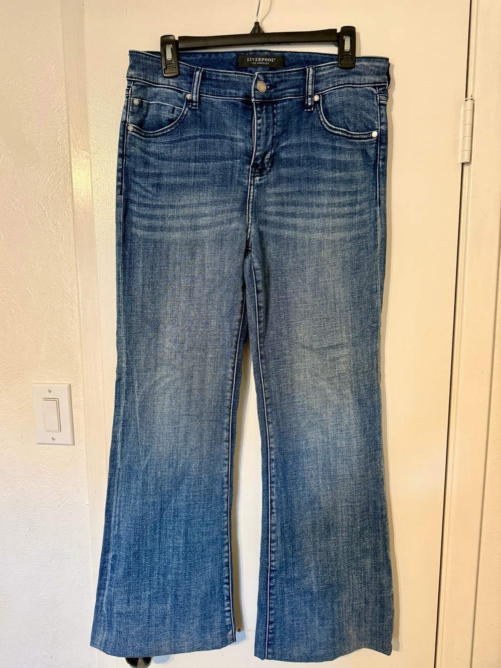 Women’s Liverpool Los Angeles Hannah Mid-Rise Flare Jeans Size 10/30